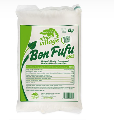 [FRO8181] Africa Village Bon Fufu De Manioc 1Kg