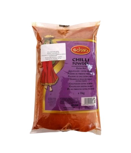 [GRO12864] Schani Chilli Powder Extra Hot 1Kg