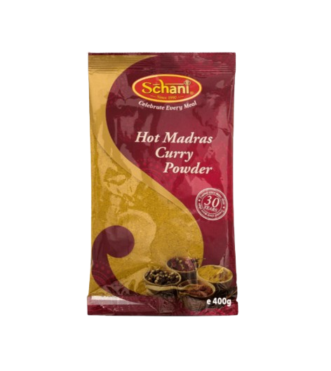 [GRO12912] Schani Hot Madras Curry Powder 400g