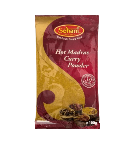 [GRO12910] Schani Hot Madras Curry Powder 100g