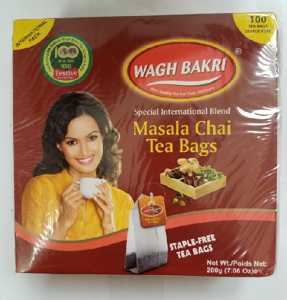 WB Masala Chai Tea Bags 200Gms