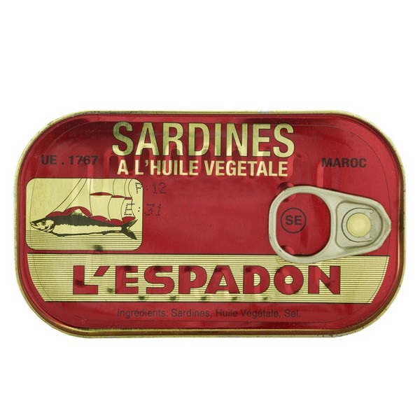 L'espadon Sardines Piment 125ml