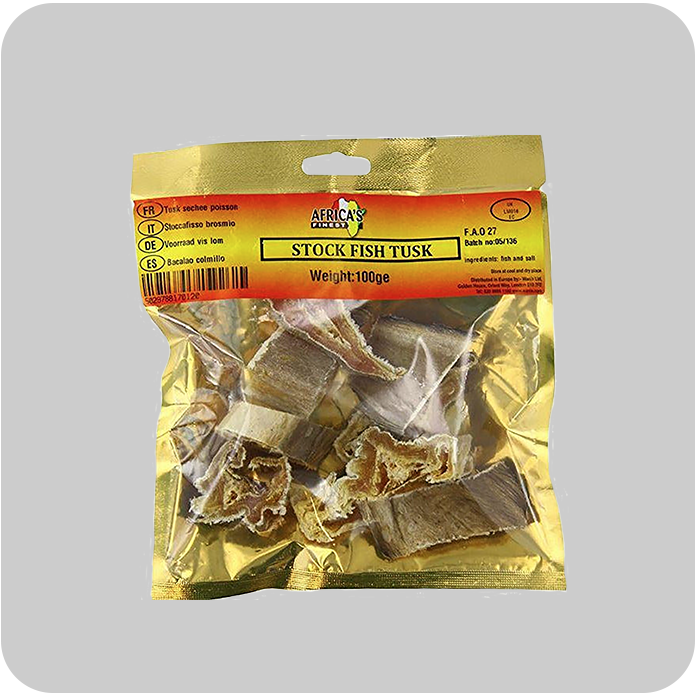 Dried Stock Fish Tusk 100g