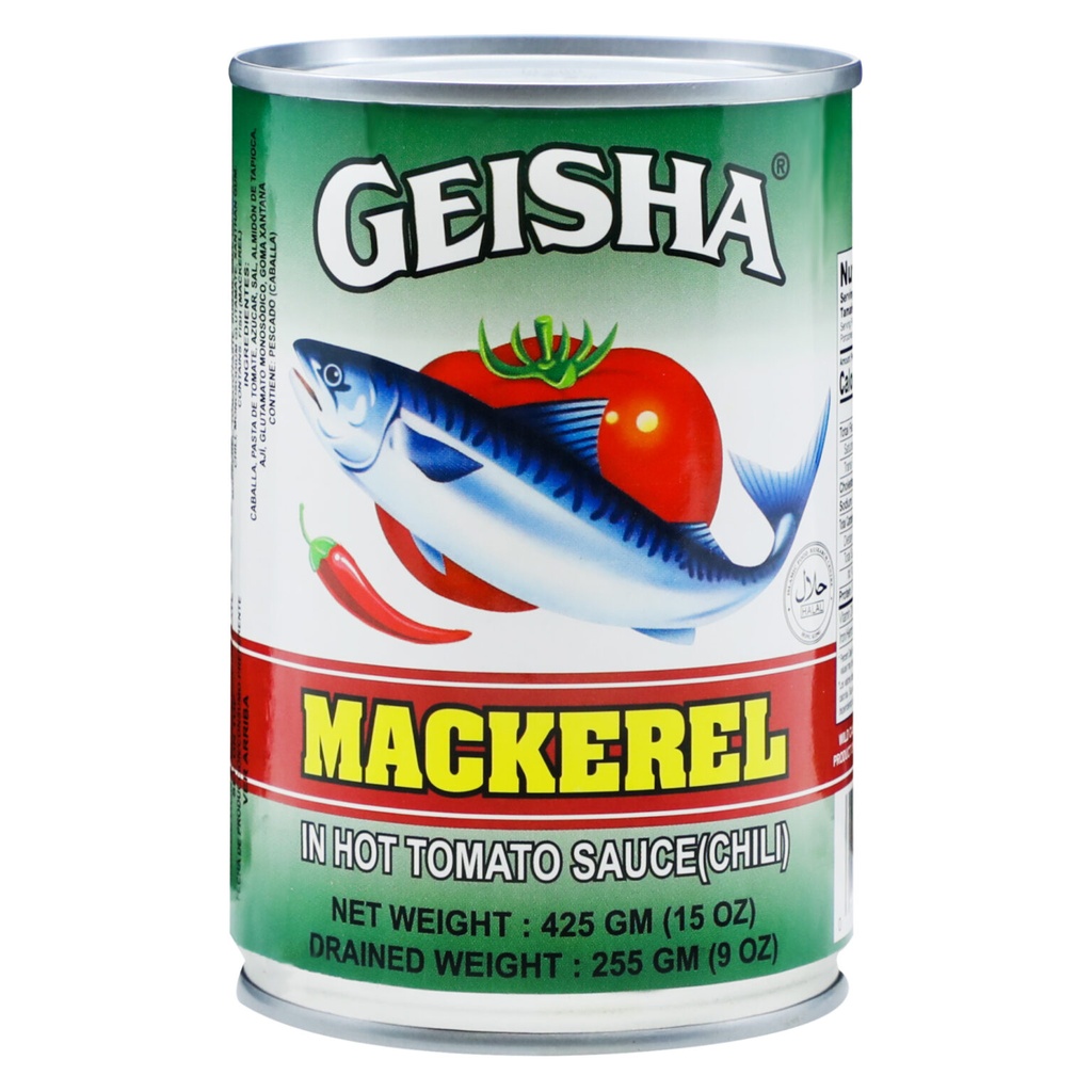 [FIS9512] Geisha Mackerel Chilli 425g Red