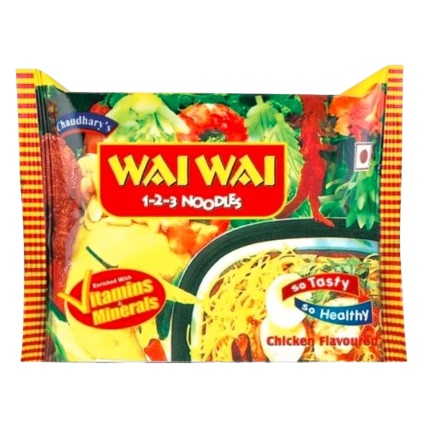 Wai Wai Vegeterian Noodles 75GM (30packets) BOX