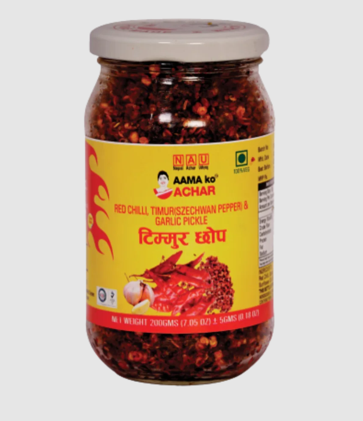 [GRO13649] Aama Ko Red Chilli Timur Chhop 380Gms