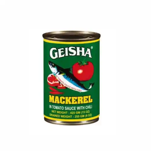 Geisha Mackerel Tomato Sauce Green 425g