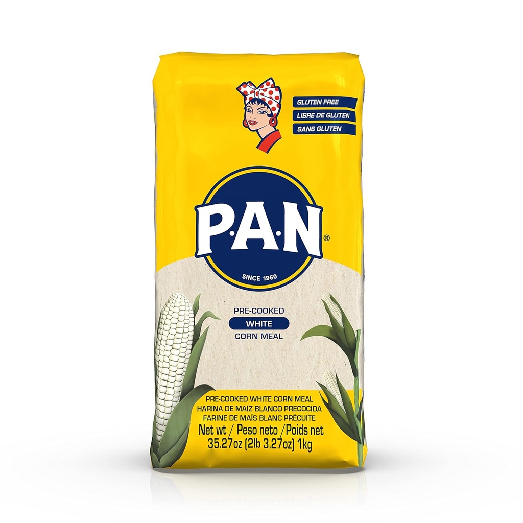 Pan Corn Flour White 1Kg