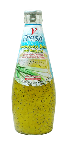 Fresh Lemon Grass Drink With Basil Seed 290Ml