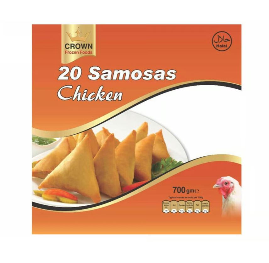 Crown Samosa Chicken 20Pcs 700Gms