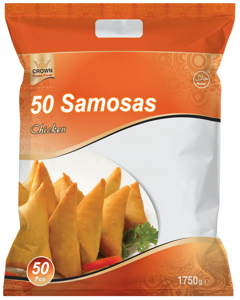 Crown Samosa Chicken 50PCS 1750Gms