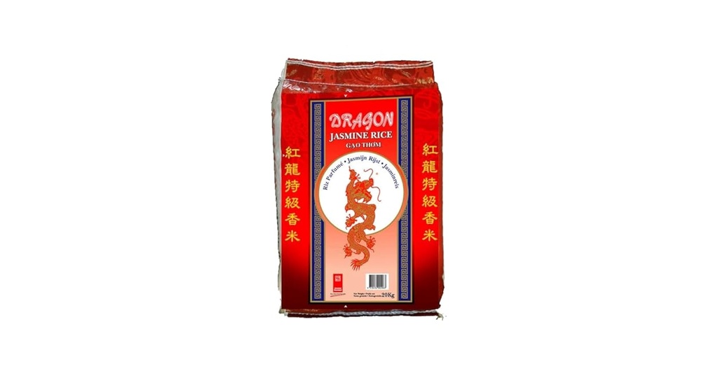 Dragon Master Long Grain Jasmine Rice 20Kg