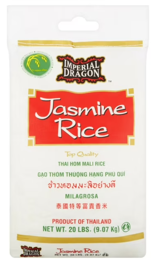Dragon Master Long Grain Rice 20Lbs