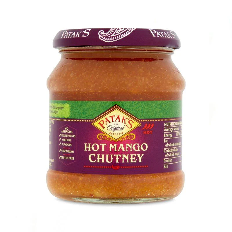 Pataks Chutney Mango Spicy 340GM