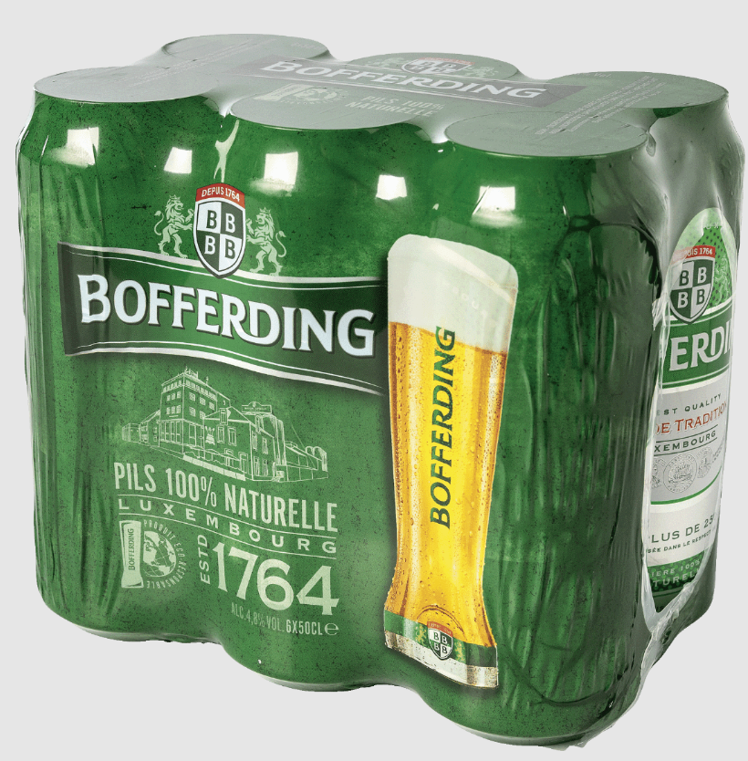 [BEE8174] Bofferding 6pcs 50Cl