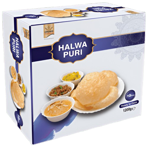 Crown Halwa Puri 10PCS