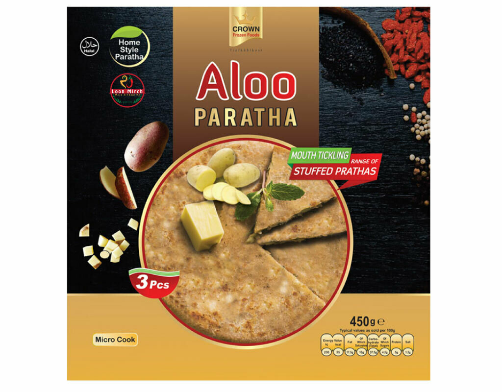 Crown Mix Vegetable Paratha 3PCS