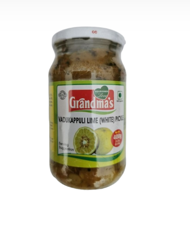 [PIC12218] Periyar Vadukapuli lime White Pickle 400GM