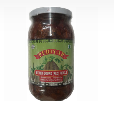 [PIC12141] Periyar Bittergrd White Pickle 400Gms
