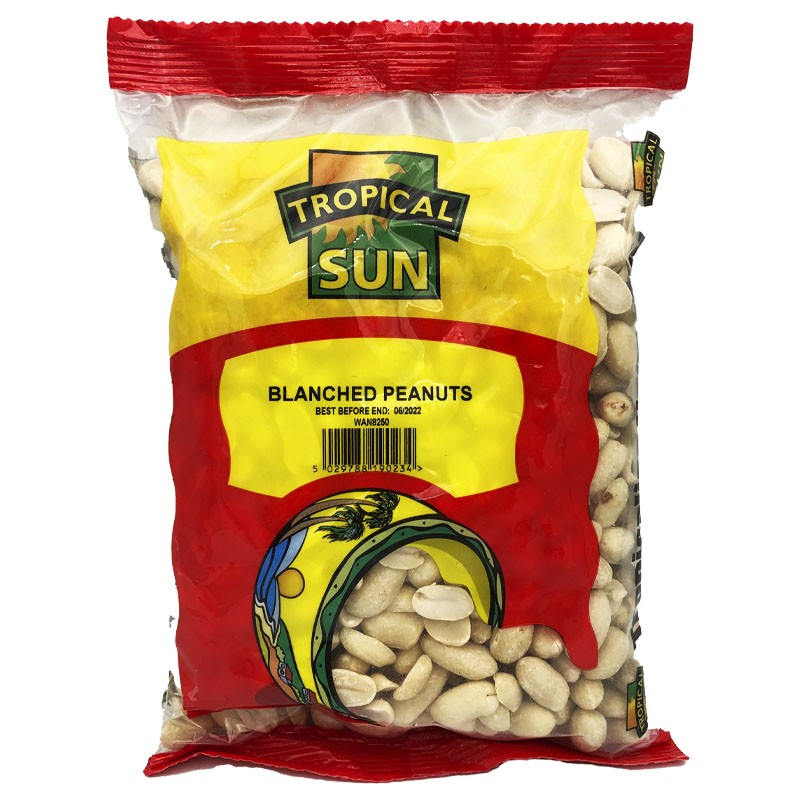 [NUT13706] Tropical Sun White Peanuts 500Gm