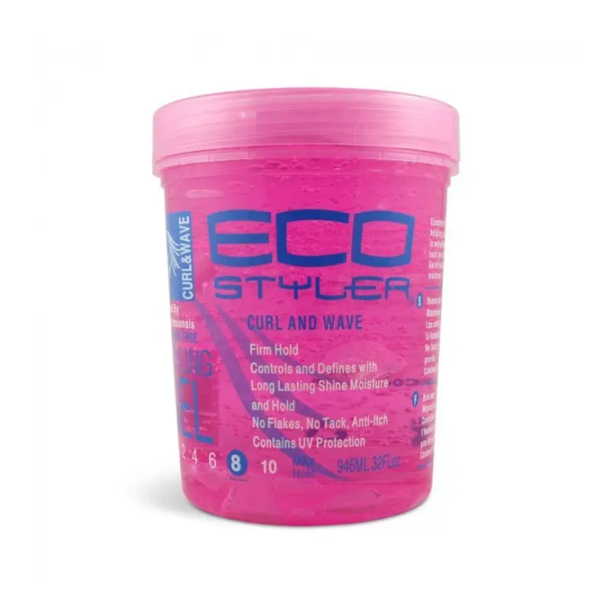 Eco Curl & Wave Gel Pink 32oz