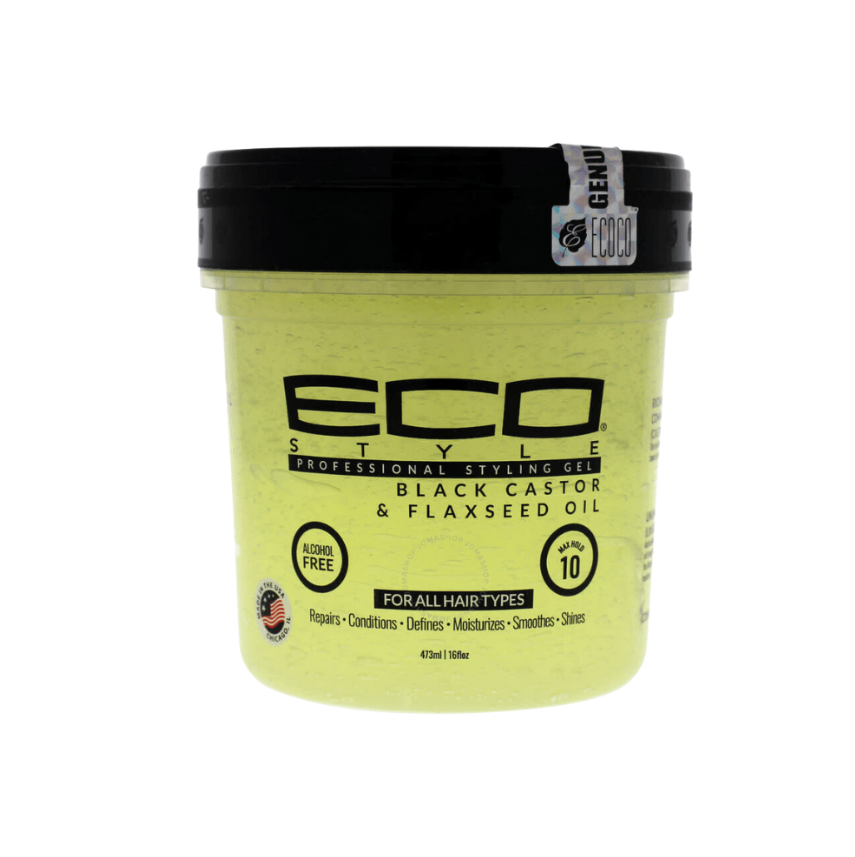 [HEA9201] Eco Style Black Castor Oil 473 ML