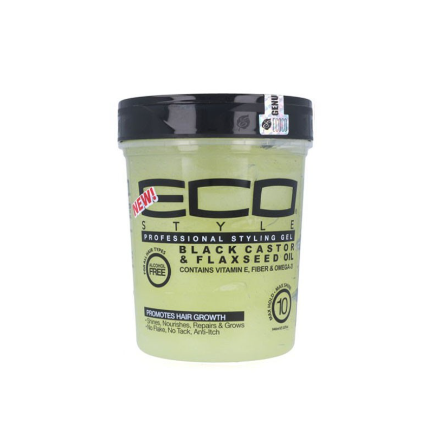 [HEA9228] Eco style Black Castor Oil 946 Ml