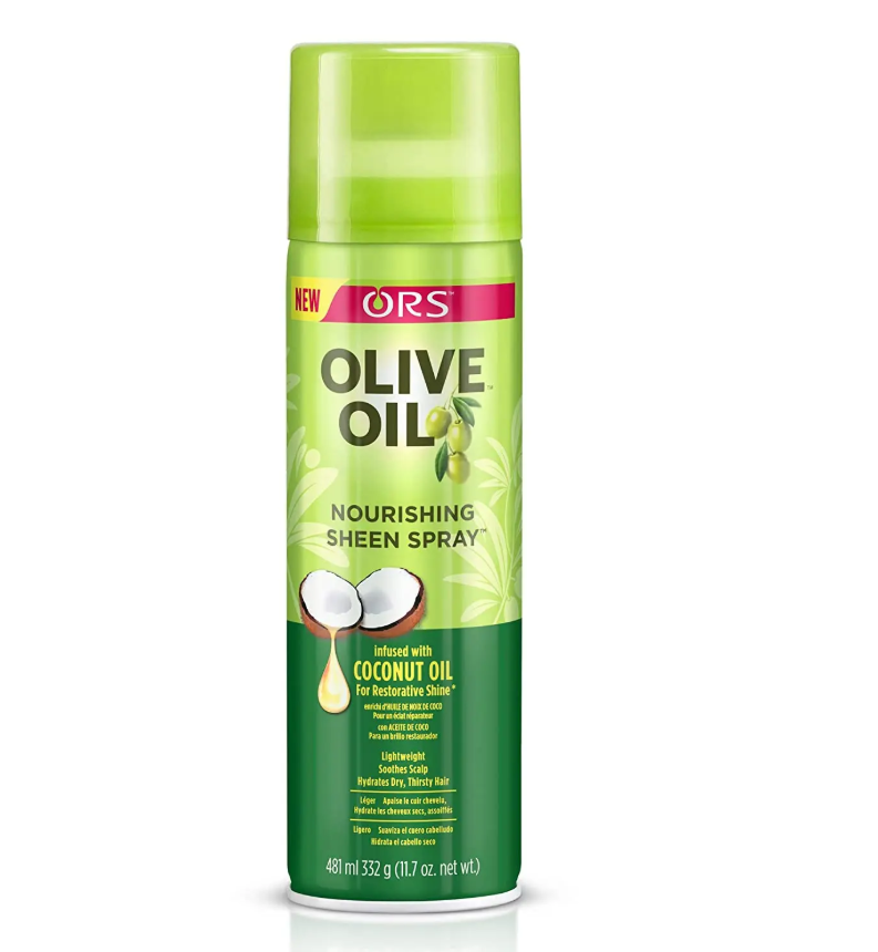 [HEA11809] Ors Olive Oil Nourishing Sheen Spray w Coconut Oil 10Oz