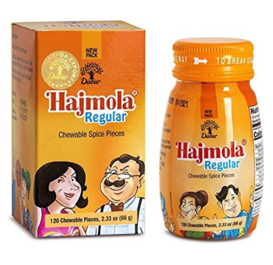 Dabur Regular Hajmola 120Pcs