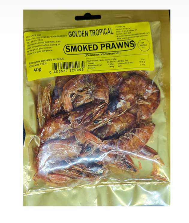 Whole Smoked Prwans