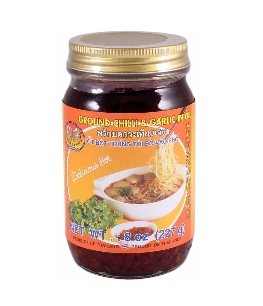 [PAS9637] Ground Chilli & Garlic In Oil 227Gm