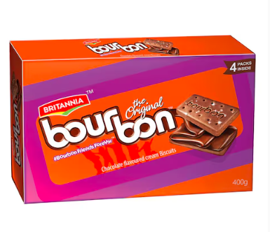 Britannia Bournbon Biscuits 400Gm