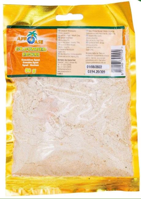 Afroase Grounded Egusi 80Gm