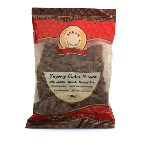 Annam Jaggery Cubes Brown 500Gms