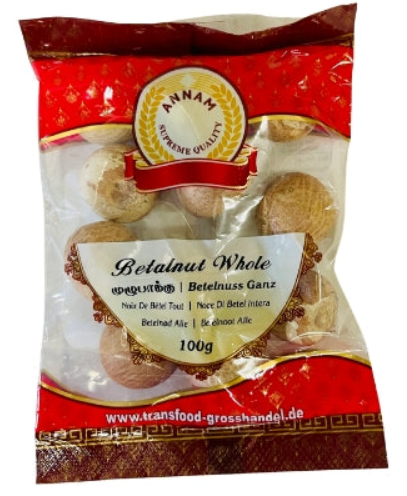 [WHO7563] Annam Betalnut Whole 100Gms