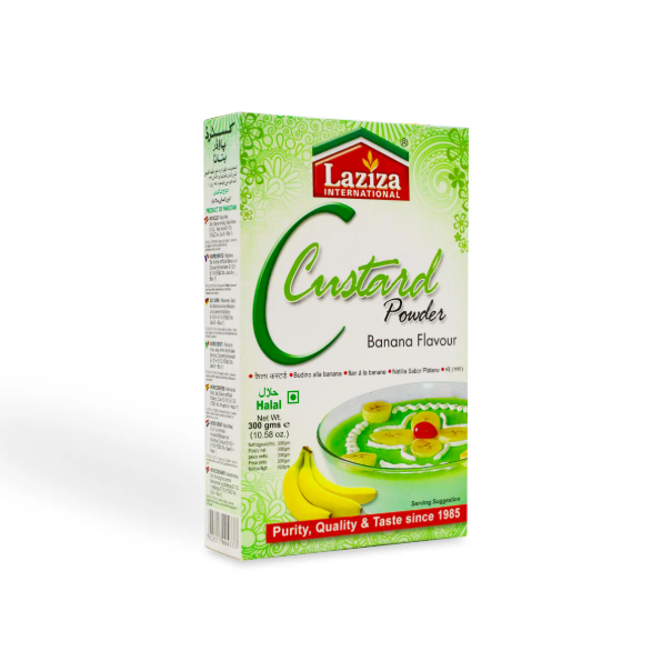 [GRO10782] Laziza Custard Banana Powder 300Gms