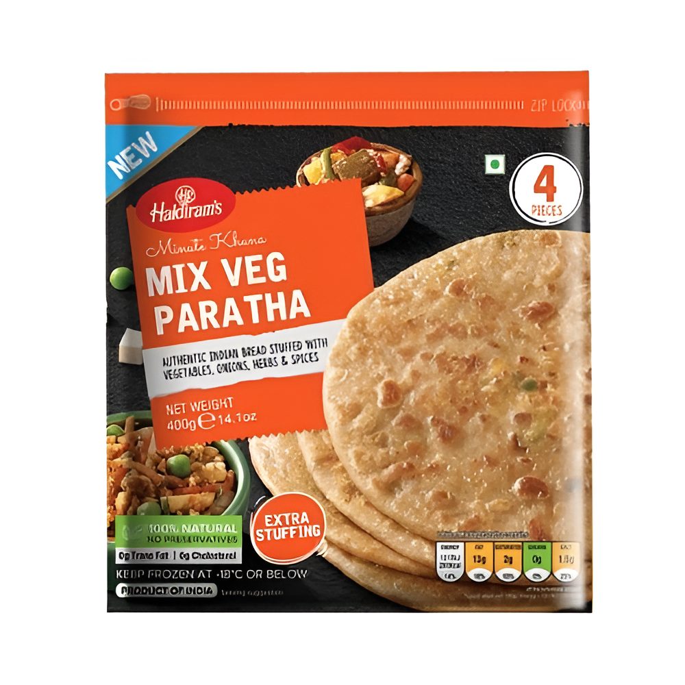 [FOO9887] Haldiram Mixed Veg Paratha 400Gms