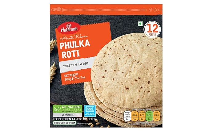 [FOO9915] Haldiram Phulka Roti 360Gms