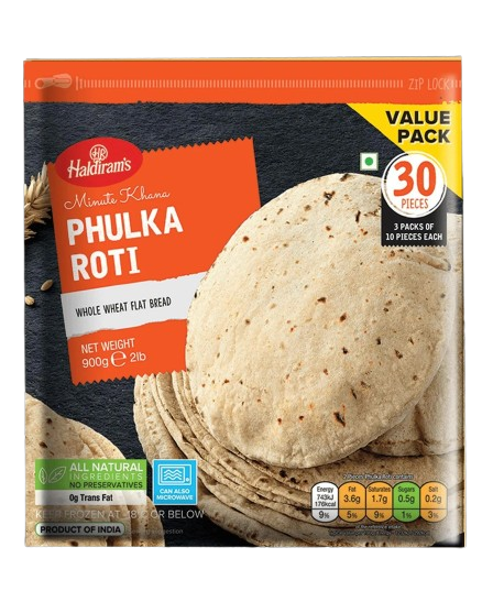 [FOO9917] Haldiram Phulka Roti 900Gms