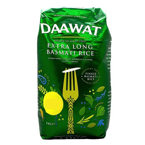 Daawat Extra Long Basmati Rice 1Kg