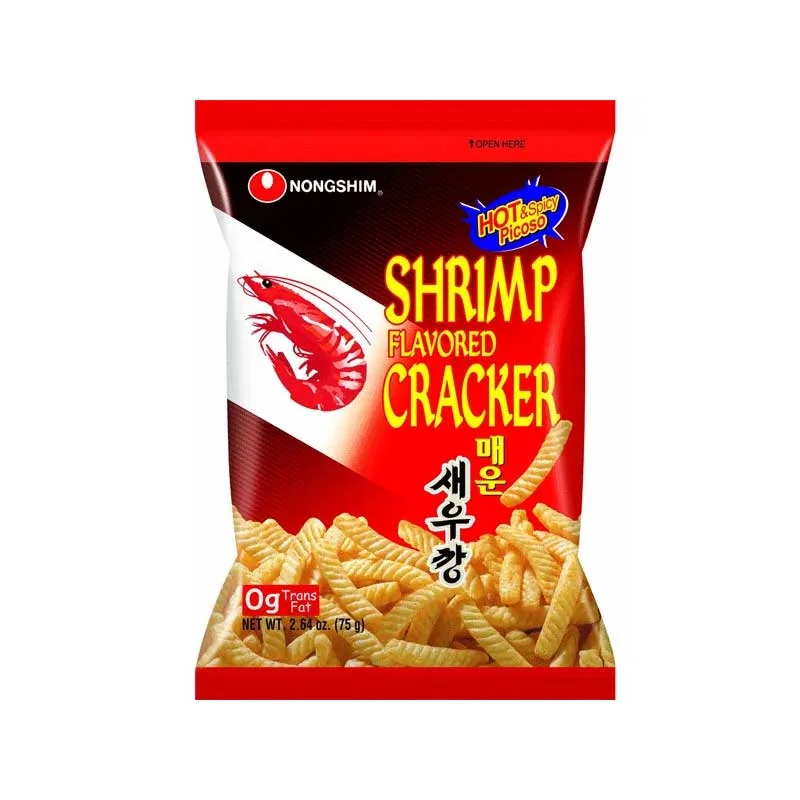 Nongshim Shrimp Crackers Hot & Spicy 75Gms