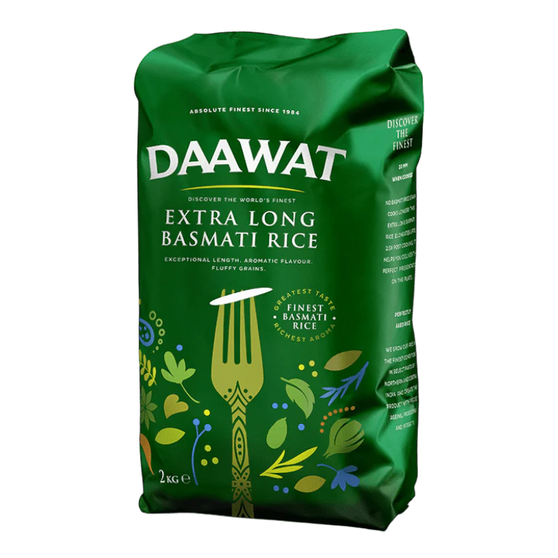 Daawat Extra Long Basmati Rice 2Kg