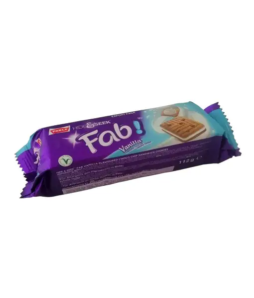 [COO11937] Parle Vanilla Cookies Fab&Seek  112Gms
