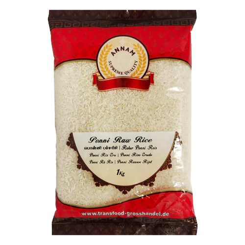 Annam Ponni Raw Rice 1Kg