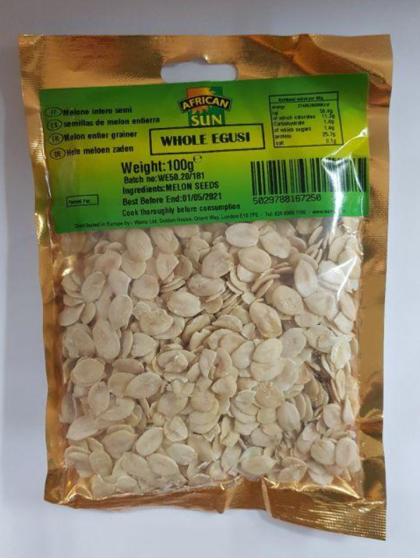 [WHO9239] Egusi Whole 100Gms