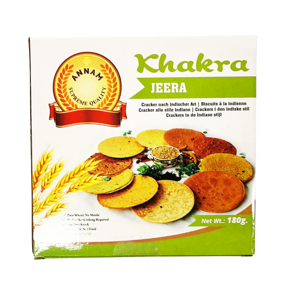 Annam Khakra Jeera 180Gms