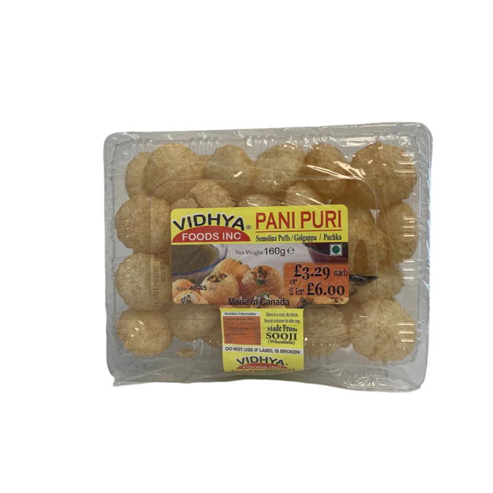 [SNA14039] Vidhya Pani Puri 160Gms