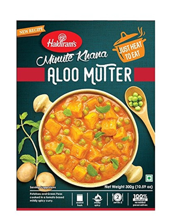 [EAS9777] HR Aloo Mutter (vegan) 300Gnms