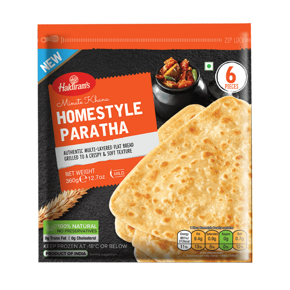 Haldiram's Hommestyle Paratha 6Pcs
