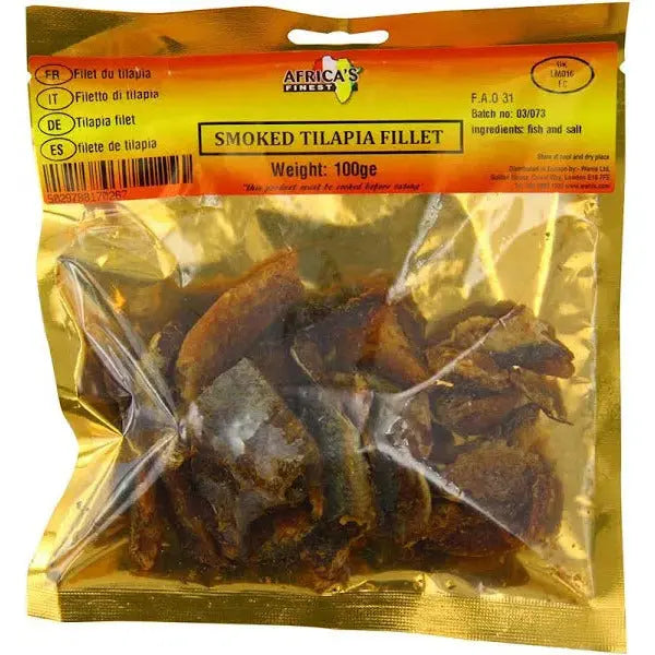 Africas Finest Tilapia Dried Fillet 100Gms